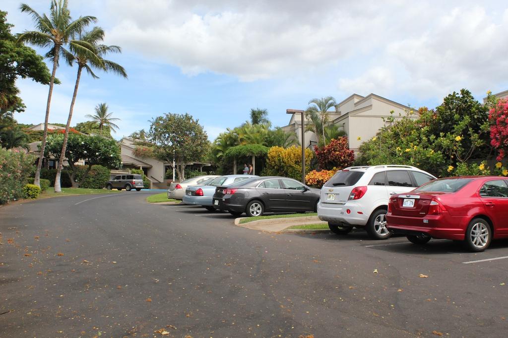 Convenient parking close to the buildings