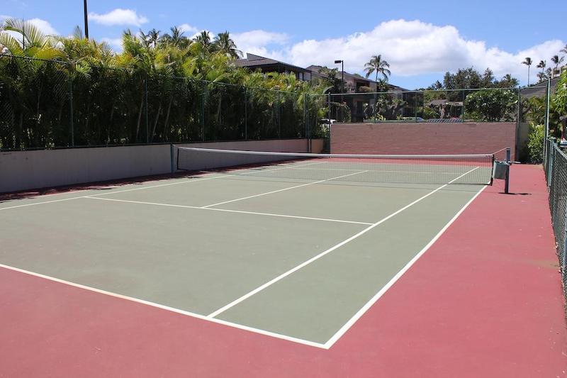 Tennis court available for residents and guests to enjoy