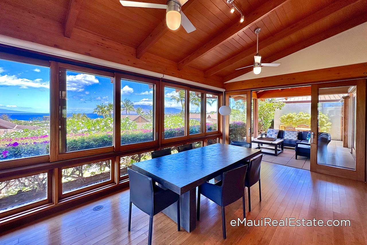 Papali Wailea offers floor to ceiling windows and 3 bedroom floor plans