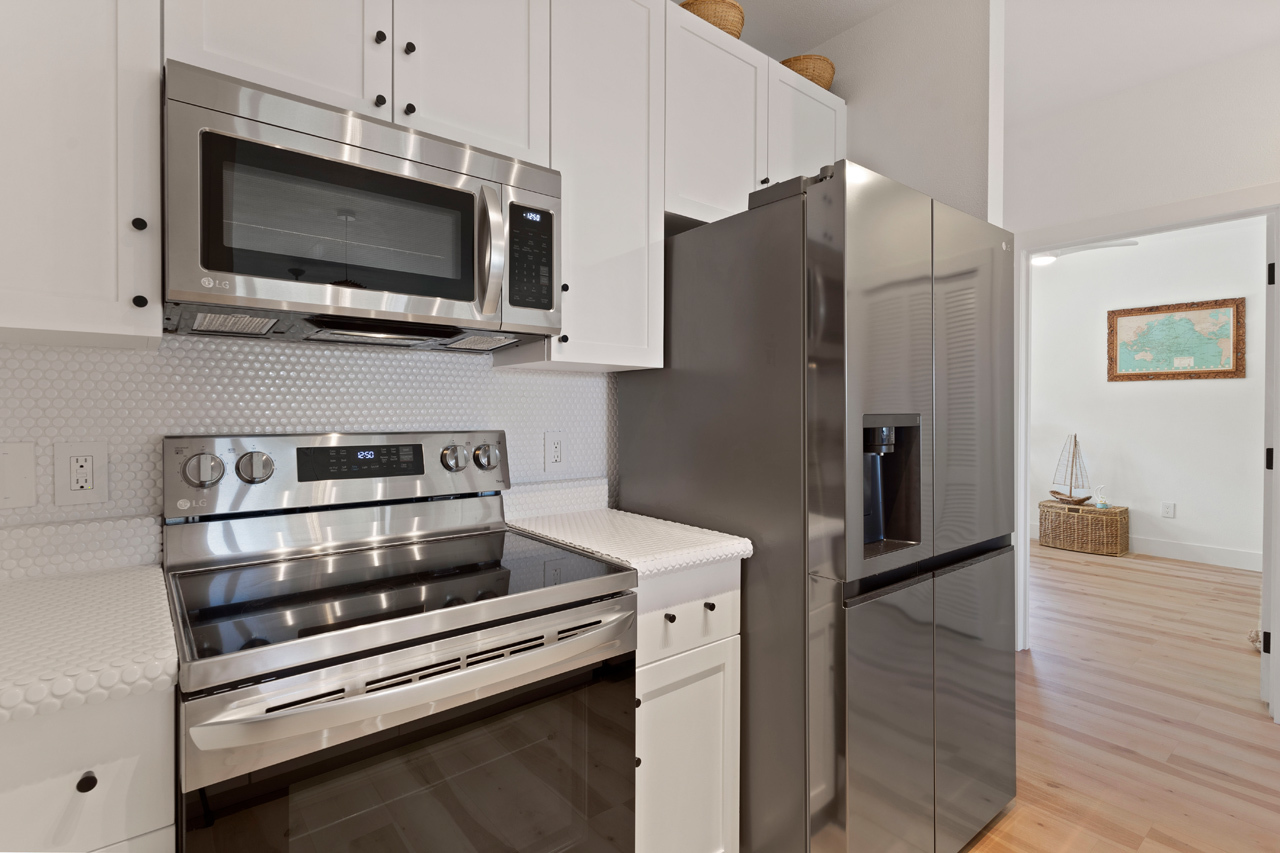 LG stainless steel appliances: 